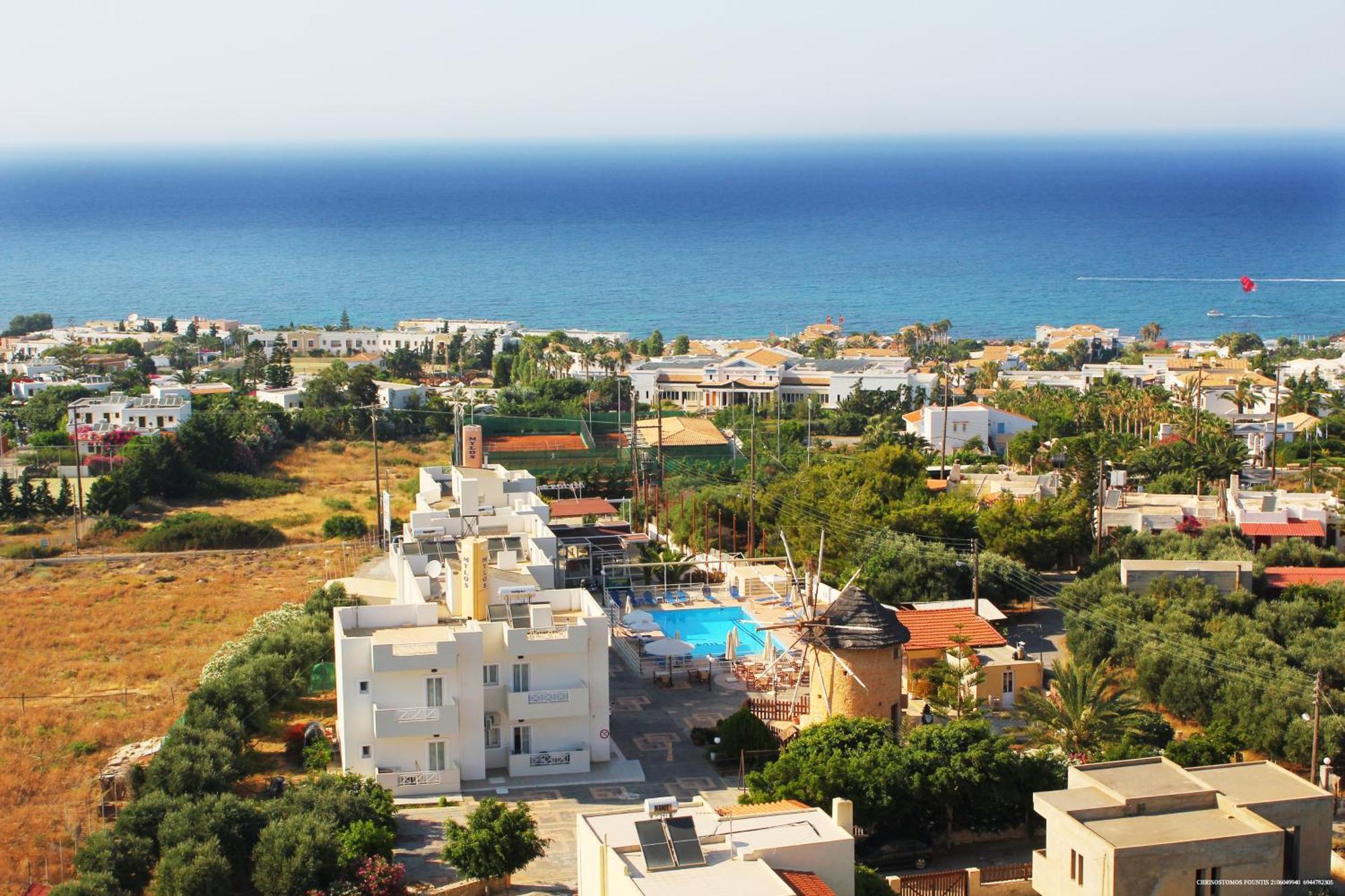 Mylos Apartments Anissaras แอร์ซอนิสซอส ภายนอก รูปภาพ